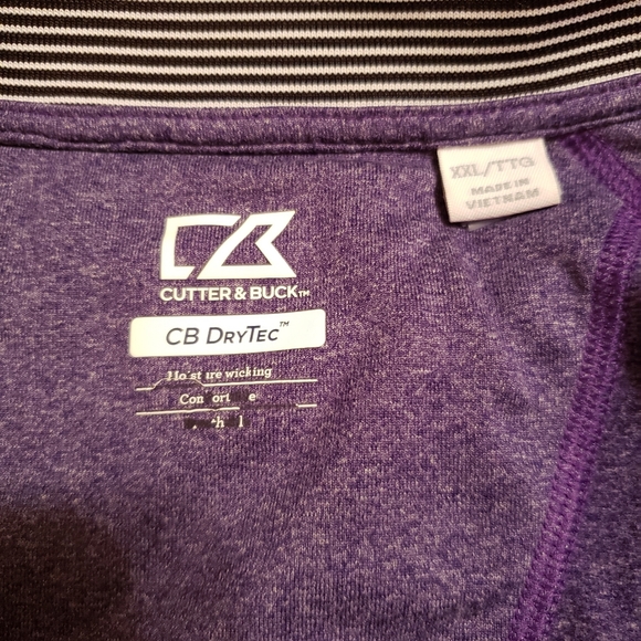 Cutter and Buck 1/4 Zip long sleeve XXL - Picture 3 of 4